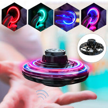 Load image into Gallery viewer, Flynova Athletic antistress hand mini flying toy Gyro rotator drone UFO led fidget finger spinner