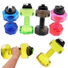 Load image into Gallery viewer, 2.2L Pocket Dumbbell Shape Water Bottle Gym Fitness Body Building Exercise Equipment Sports Accessories mancuernas gimnasio