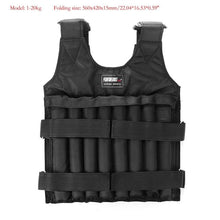 Load image into Gallery viewer, Max 20/50 kg  Loading Weighted Vest Jacket Load Weight Vest