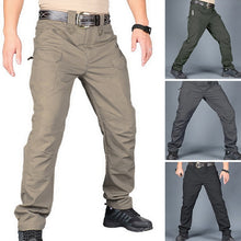 Load image into Gallery viewer, Men&#39;s Tactical Pants Casual Autumn Lightweight Water-Resistant Hiking Trousers Outdoor Ridge Cargo Sweatpants Long Homme Pants