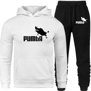 New Fashion Men Hoodies Suits Brand Tracksuit Men Sweatshirts+Sweatpants Hooded Fleece Pullover