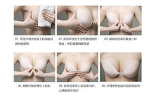 Load image into Gallery viewer, Women Silicone Bra Invisible Strapless Brassiere Push Up Sticking Bra Backless Wire Free