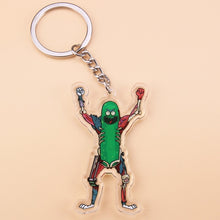 Load image into Gallery viewer, Cute Anime Cartoon Rick And Morty Keychain Acrylic Key Chain Women and Men Kids Key Ring Gift Porte Clef