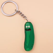 Load image into Gallery viewer, Cute Anime Cartoon Rick And Morty Keychain Acrylic Key Chain Women and Men Kids Key Ring Gift Porte Clef