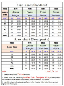 New Fashion Men Hoodies Suits Brand Tracksuit Men Sweatshirts+Sweatpants Hooded Fleece Pullover