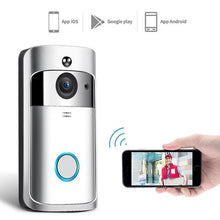 Load image into Gallery viewer, Wireless WiFi Doorbell Video Door Intercom Smart Home IP Door Bell Camera Security Alarm IR Night Vision Visual Ring Intercom