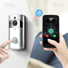 Load image into Gallery viewer, Wireless WiFi Doorbell Video Door Intercom Smart Home IP Door Bell Camera Security Alarm IR Night Vision Visual Ring Intercom