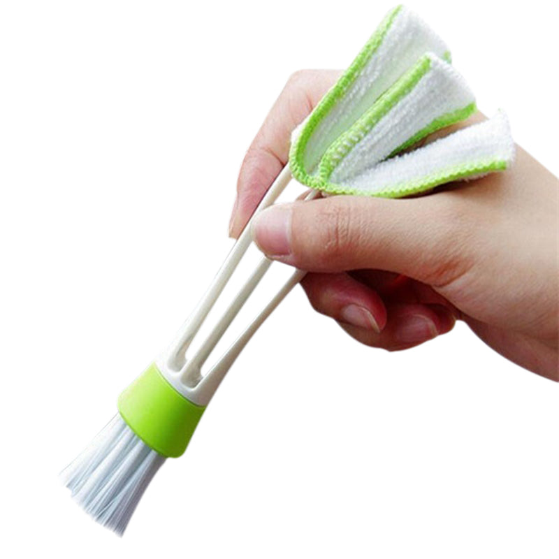 Plastic Car Air Conditioning Vent Blinds Dirt Duster Cleaning Brush