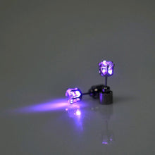 Load image into Gallery viewer, FAMSHIN Hot Sale 1 PCS The Charm of the LEDs Light up to Crown a Glowing Crystal Stainless Ear Drops Ear Earring Jewelry 2018