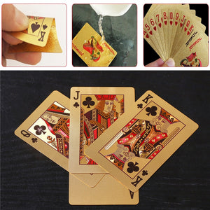 Quality Waterproof PVC Plastic Playing Cards Set Trend 54pcs Deck Poker Classic Magic Tricks Tool Pure Black Magic Box-packed