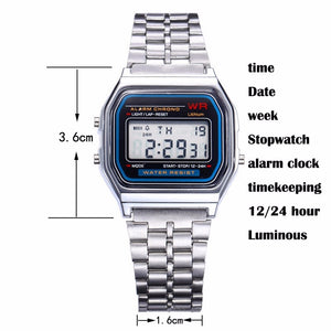 Luxury Brand Design LED Watch Multifunction Life Waterproof Watch For Men