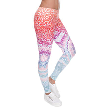 Load image into Gallery viewer, Brands Women Fashion Legging Aztec Round Printing leggins Slim High Waist